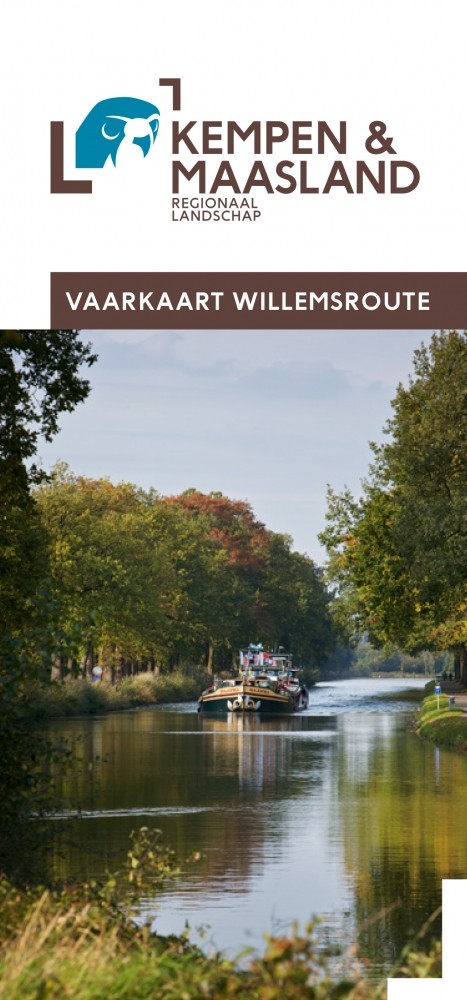 Detailfoto van Vaarkaart Willemsroute
